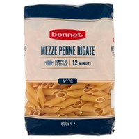 product.preview.arialabel Pasta Di Semola Di Grano Duro Mezze Penne Rigate N70 Bennet