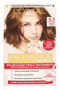 Colorazione Capelli N 5.3 Castano Chiaro Dorato Excellence - Foto 1