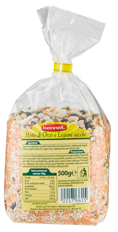 Minestrone Alla Montanara Con Orzo E Legumi Secchi Bennet - Foto 3