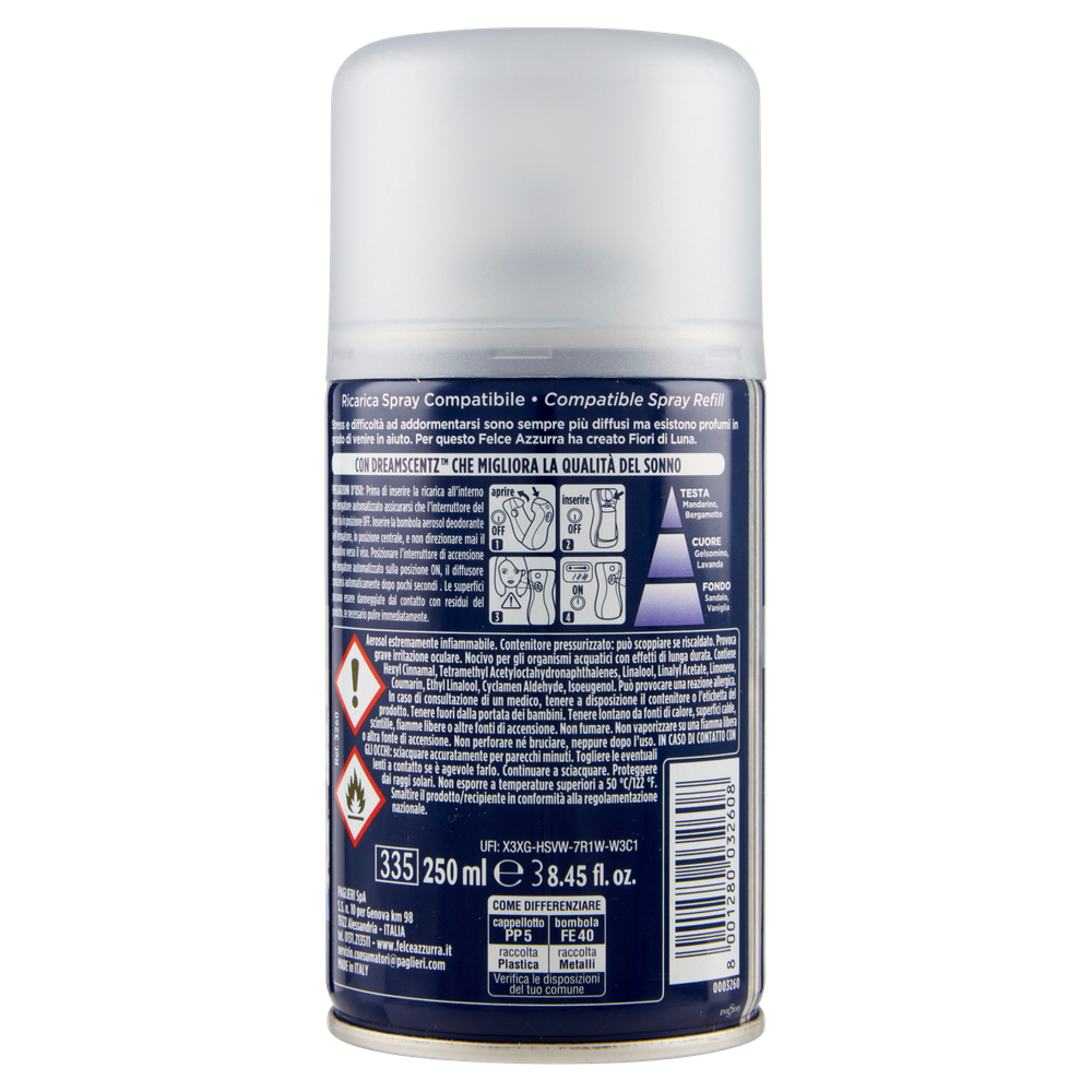 Deodorante Ambiente Automatico Spray Fiori Di Luna Aria Di Casa Felce - Foto 3