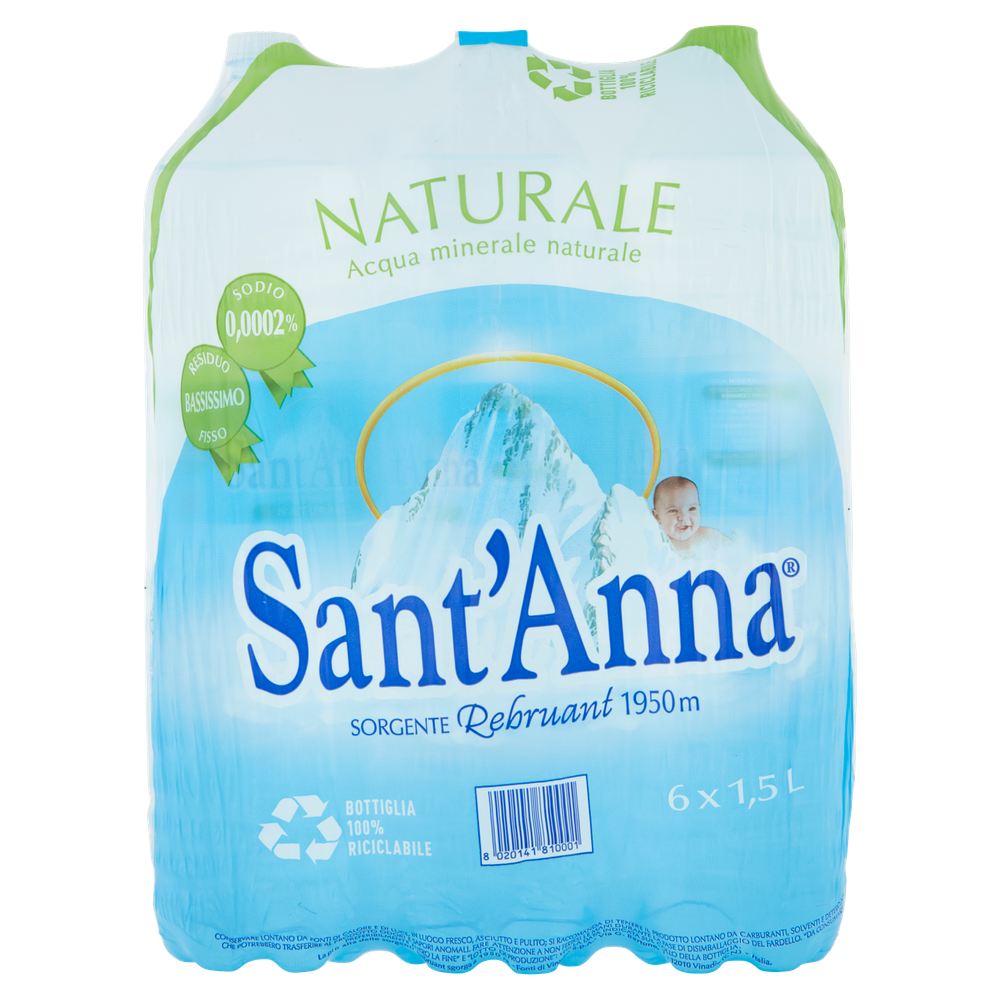 Acqua Naturale Sant'anna 6 Da L.1,5