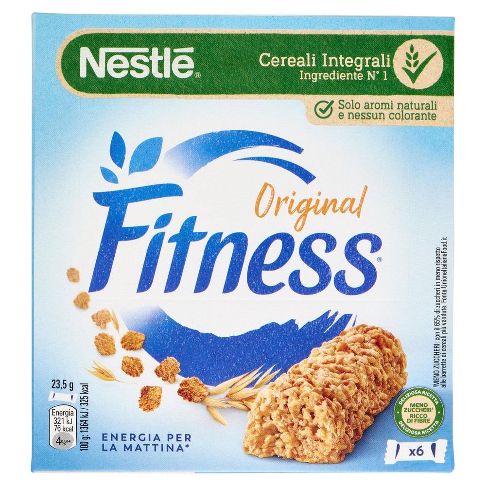 Barrette Ai Cereali Integrali Original Ricche Di Fibre 6x23,5g Fitness - Foto 1