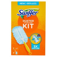 Duster Kit Cattura Polvere Swiffer, 1 Manico + 7 Ricambi