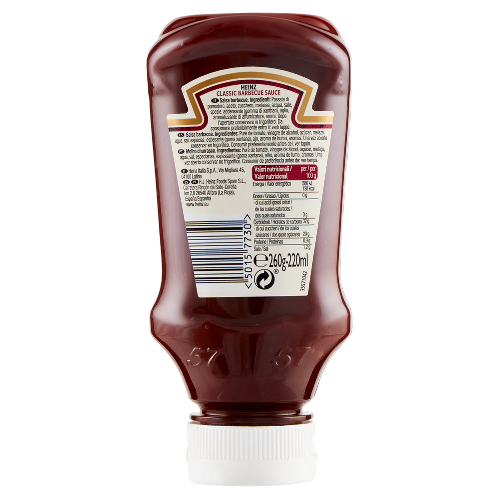 Salsa Barbecue Classic 260g Heinz - Foto 3