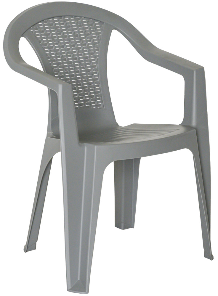 Poltrona Atlanta Resina Grigio Prodotto In Italia - Foto 1