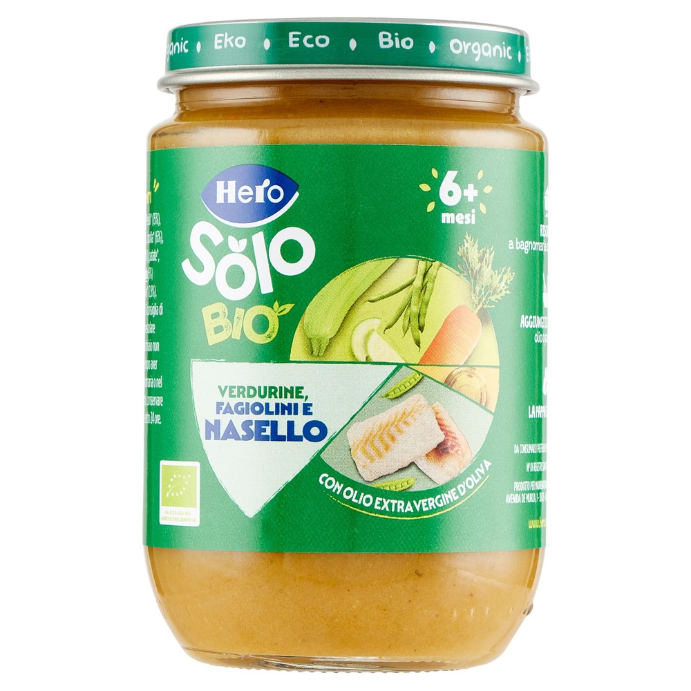 Omogeneizzato Verdure Con Nasello Bio Hero Solo - Foto 1