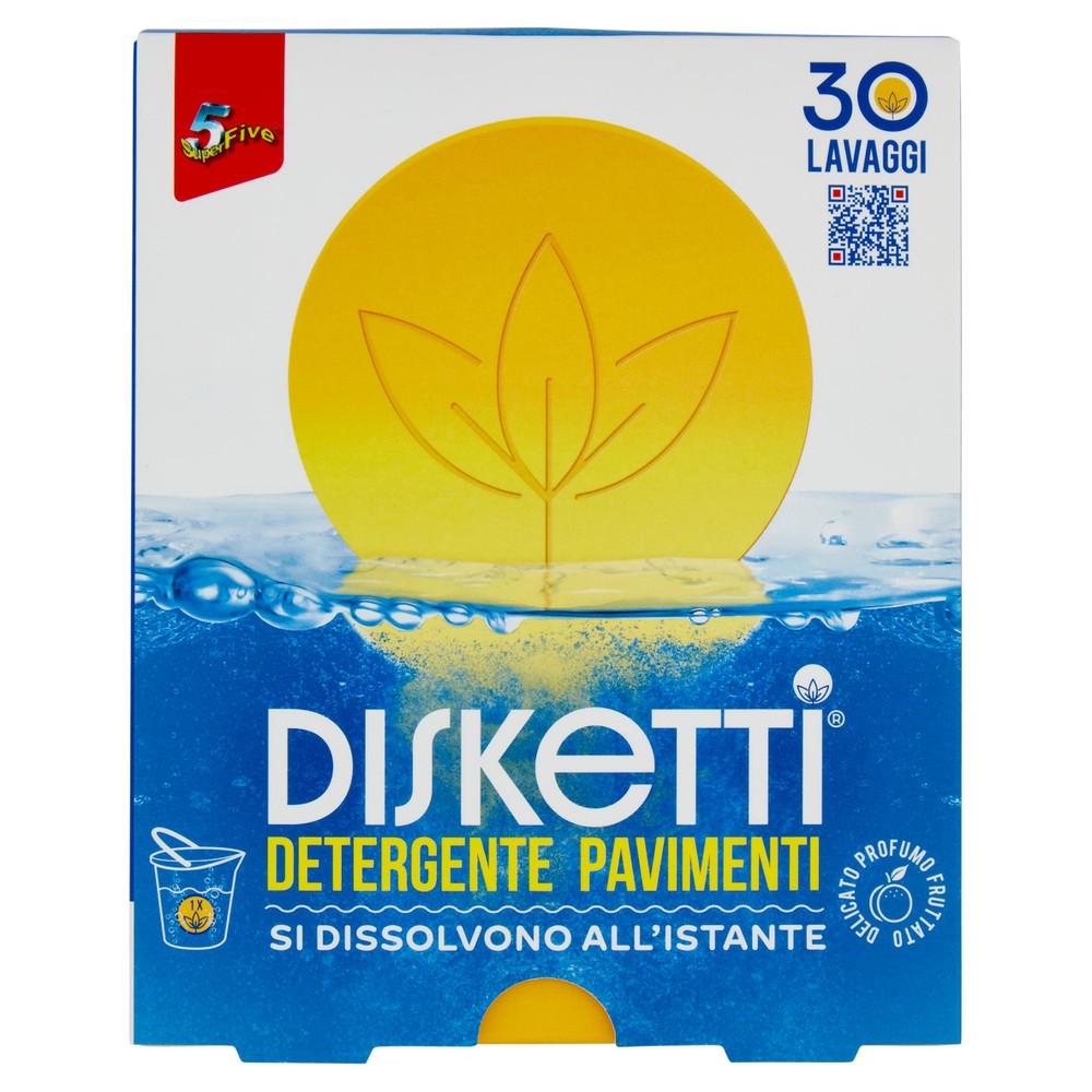 Detergente Pavimenti In Dischetti Idrosolubili Fruttato Super5 - Foto 1