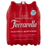 Acqua Effervescente Naturale Ferrarelle 6 X L 1,5