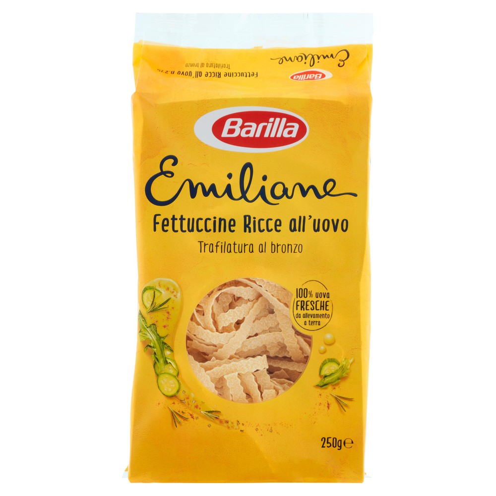 Pasta Fettuccine Ricce All'uovo Emiliane Barilla - Foto 1
