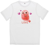 T - shirt Bambino / a Mezza Manica Girocollo Con Stampa 9 / 10 anni Bianco T - shirt Bambino / a Mezza Manica Girocollo Con Stampa 9 / 10 anni Bianco