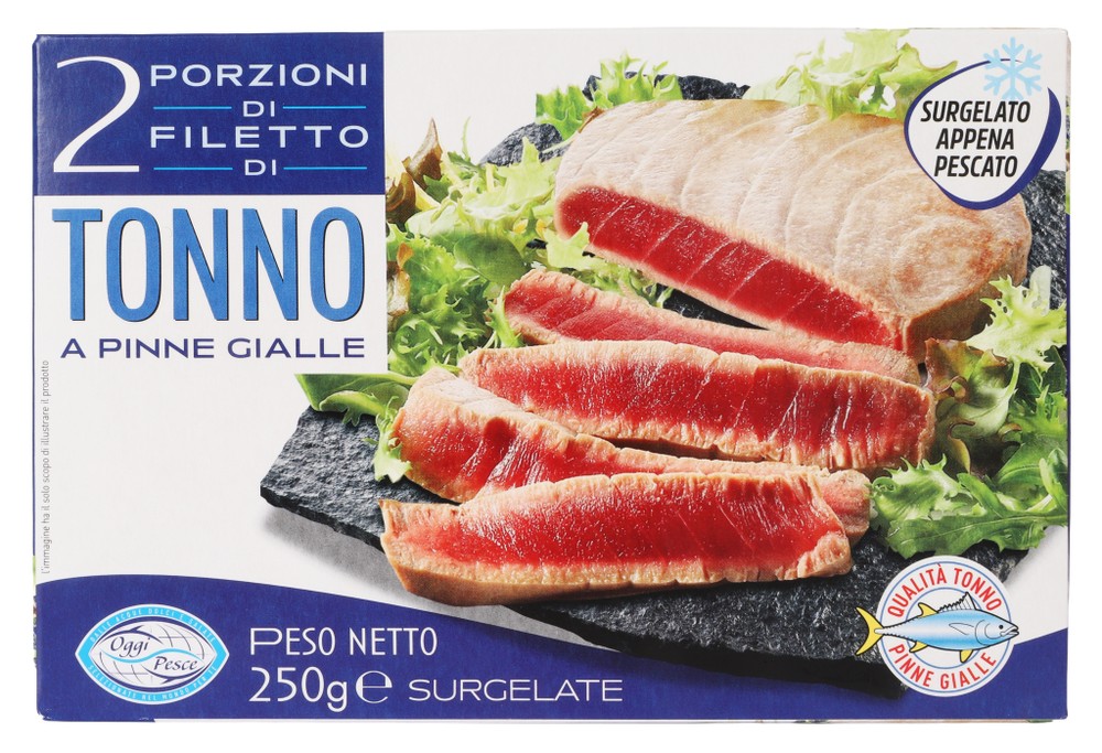 2 Porzioni Di Filetto Di Tonno A Pinne Gialle Oggi Pesce - Foto 1