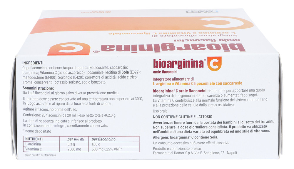 Bioarginina C Orale Flaconcini - Foto 3