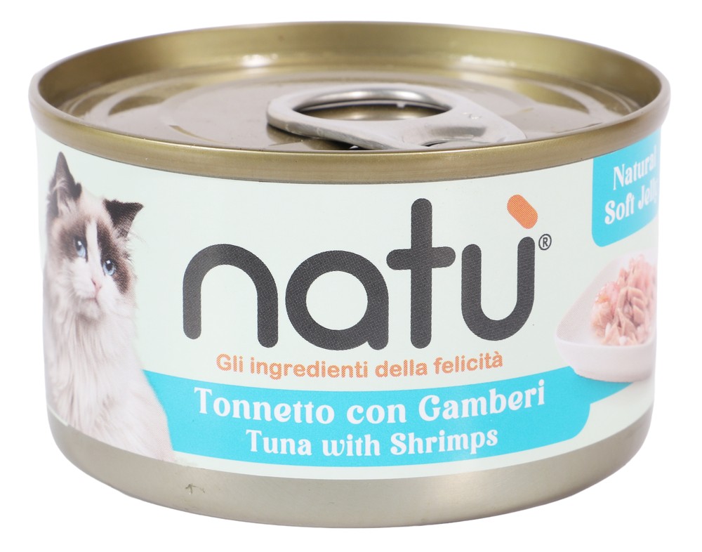 Alimento Umido Gatti Tonnetto Con Gambero Natu' - Foto 1