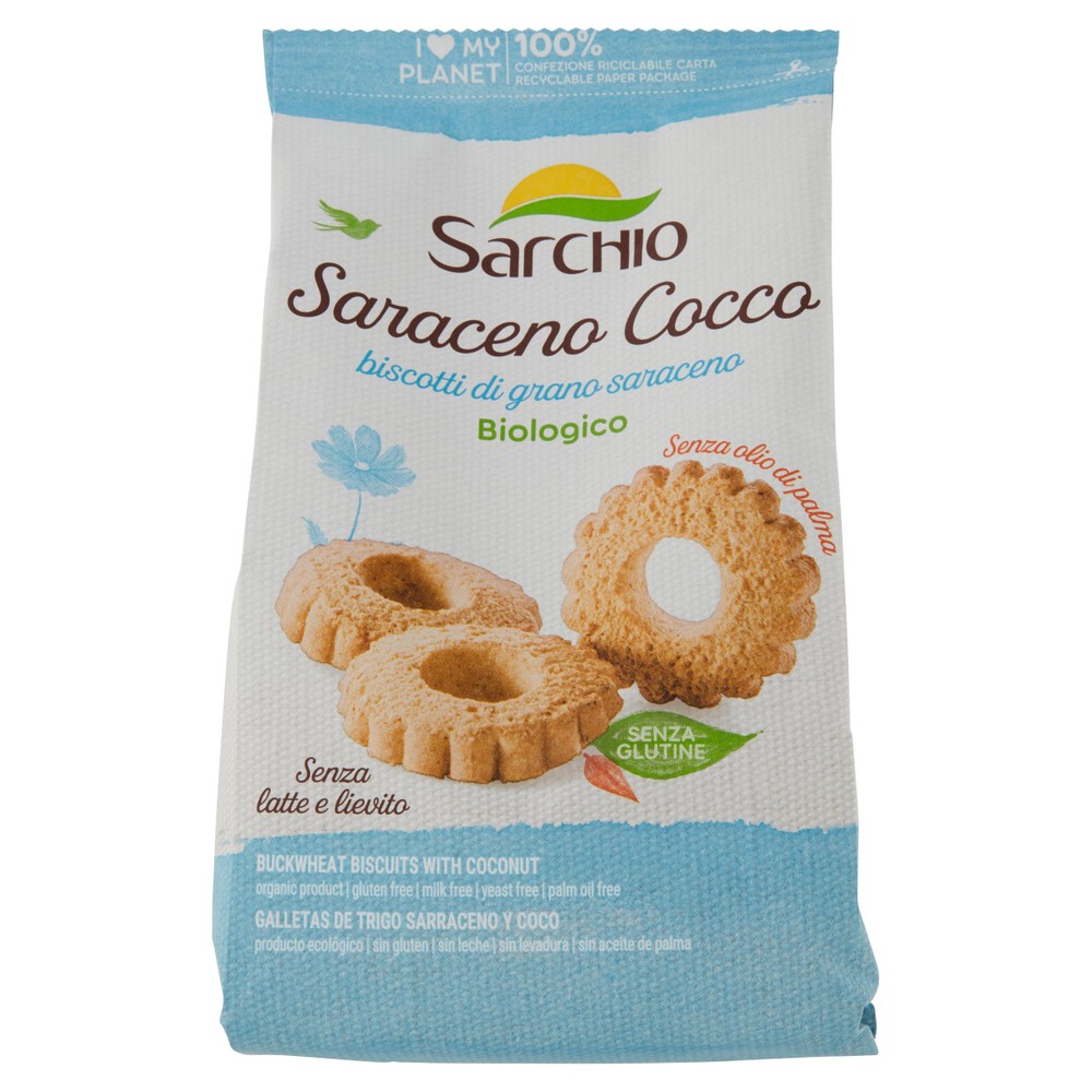 Biscotti Saraceno Cocco Senza Lievito Senza Glutine Sarchio