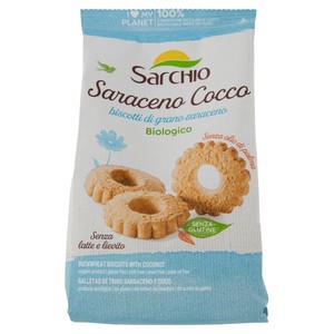 Biscotti Saraceno Cocco Senza Lievito Senza Glutine Sarchio - Foto 1