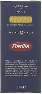 Pasta Tortiglioni N.83 100% Grano Italiano Barilla - Foto 2
