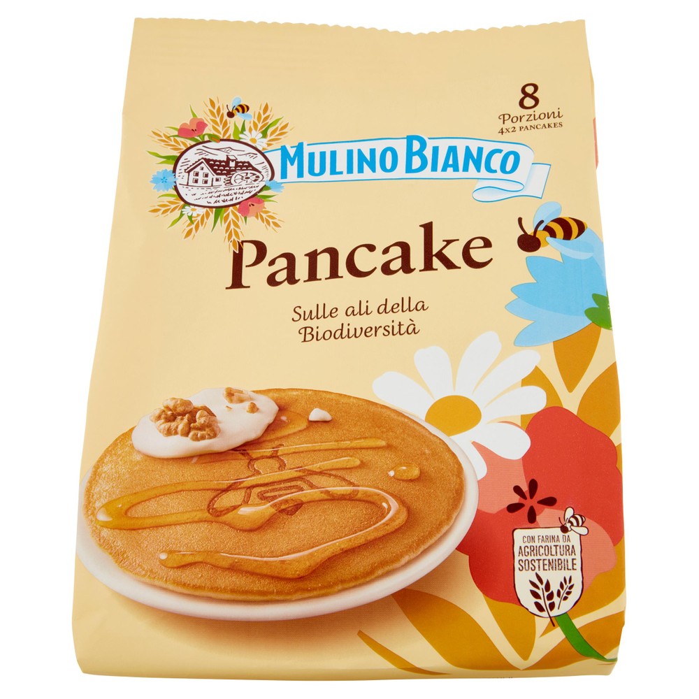 Merenda Pancake 100% Latte Fresco Italiano Mulino Bianco