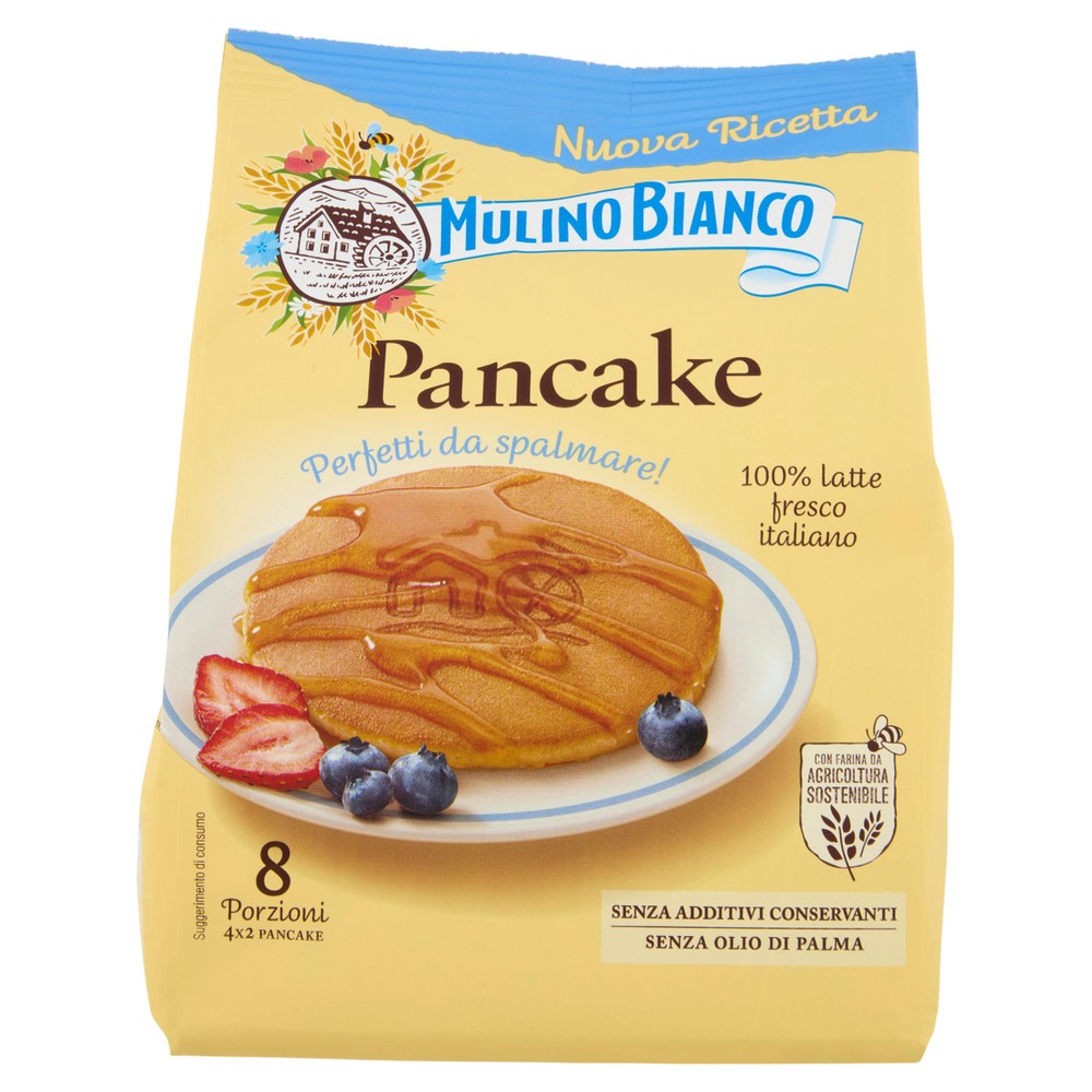 Pancake Con 100% Latte Fresco Italiano 4x70g Mulino Bianco - Foto 1