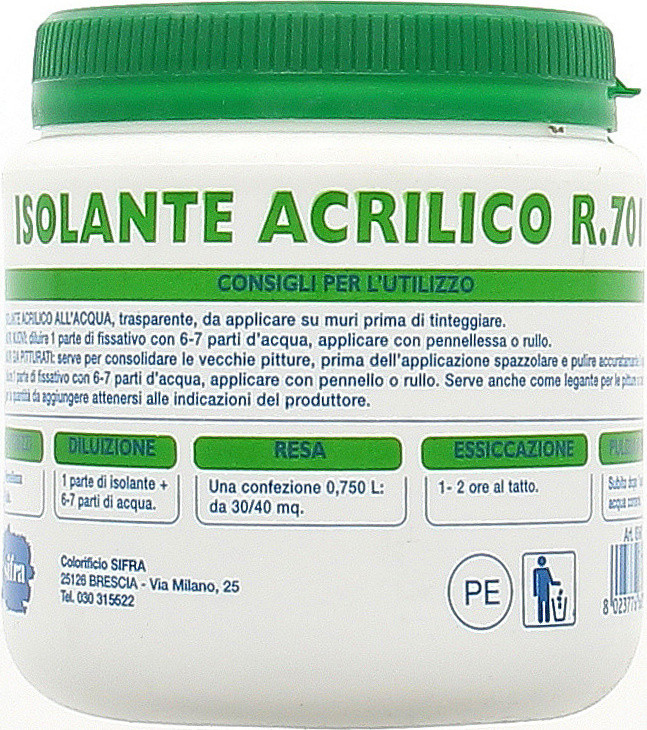 Isolante Acrilico All'acqua L.0,75 - Foto 2