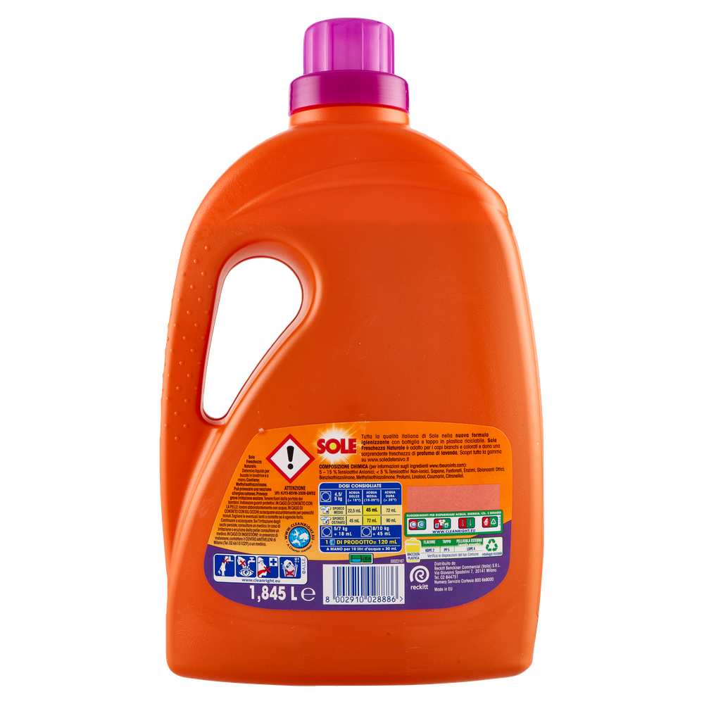 Detersivo Liquido Alla Lavanda 41 Misurini Sole - Foto 3