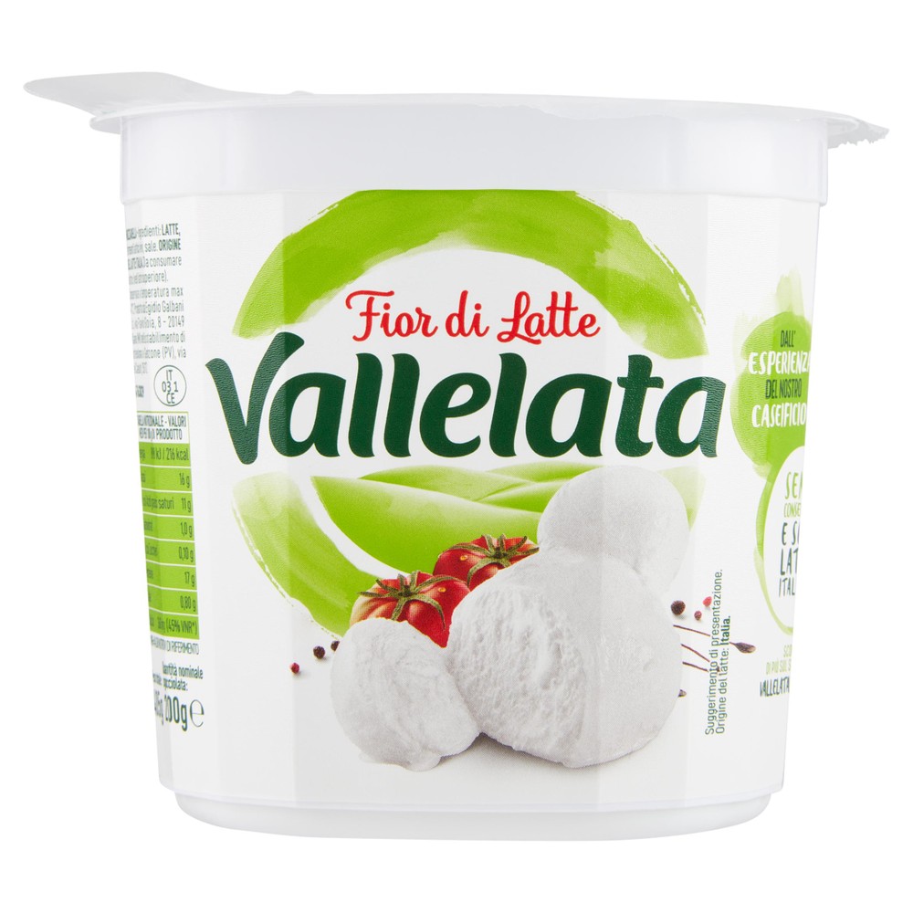 Mozzarella Vallelata Vaschetta - Foto 1