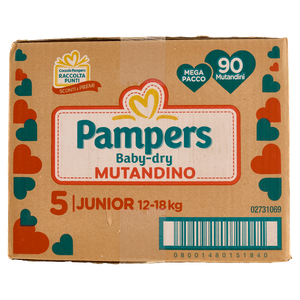 90 Pannolini Baby Dry Mutandino Junior Pampers - Foto 2