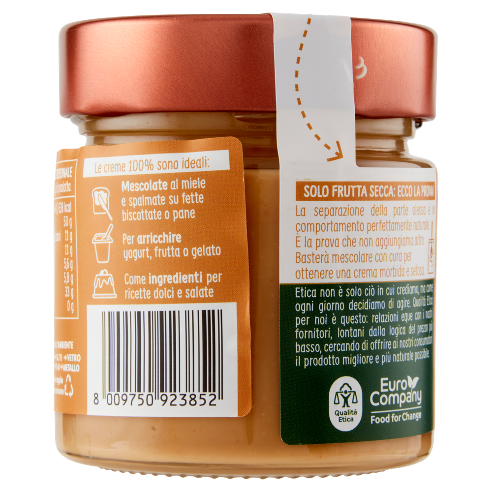 Crema Spalmabile 100% Arachidi Biologiche Eurocompany - Foto 3