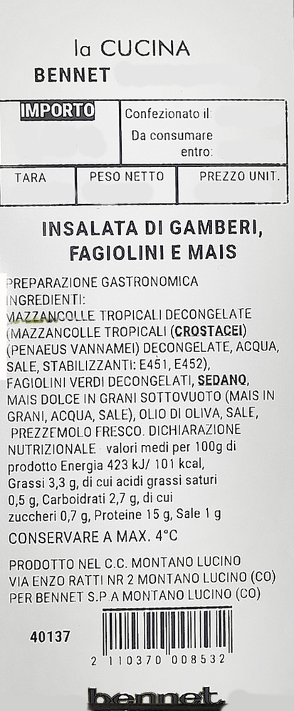 Insalata Di Gamberi,Fagiolini E Mais - Foto 3