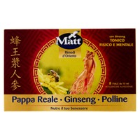 Pappa Reale Ginseng Polline Matt 8 Fiale Pappa Reale Ginseng Polline Matt 8 Fiale