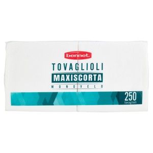 Tovagliolo Monovelo 250 Pezzi 33x33 Bennet - Foto 1