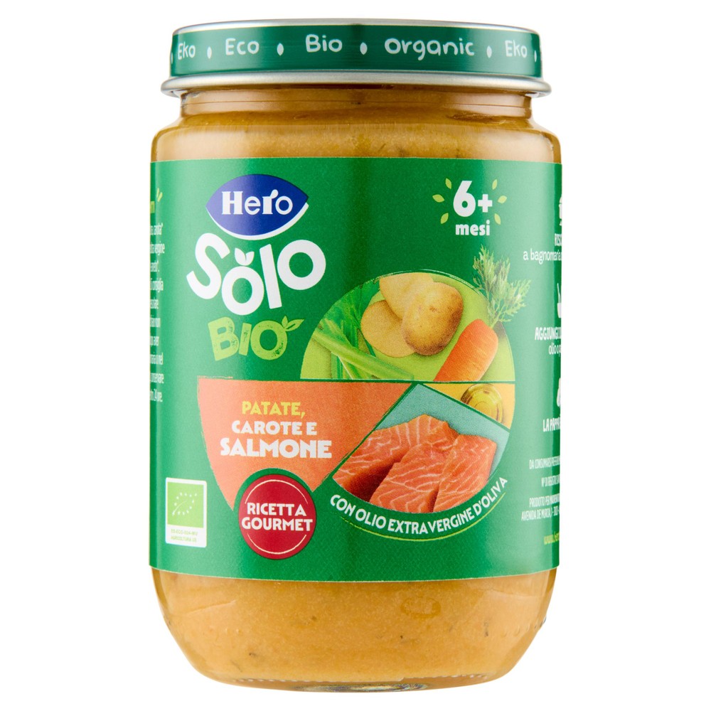 Omogeneizzato Salmone E Verdure Bio Hero Solo - Foto 1