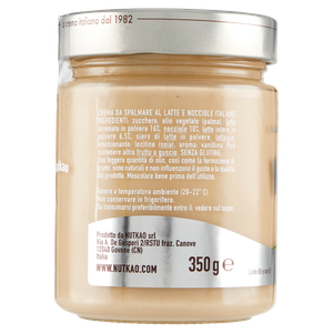 Crema Spalmabile Gran Cremeria Al Latte Con Nocciole Italiane Nutkao - Foto 2