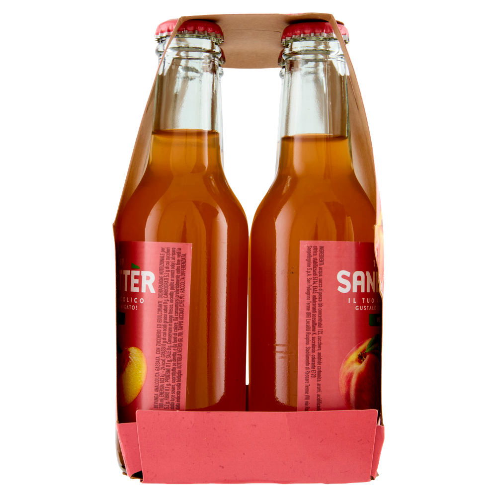 Aperitivo Analcolico Sanbitter Pesca Vetro 4x20cl - Foto 2