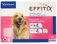 Effitix Antiparassitario Cani 20/40kg Effitix Antiparassitario Cani 20/40kg
