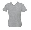 Maglia Intima Uomo Mezza Manica Scollo V M Grigio Melange Delinea