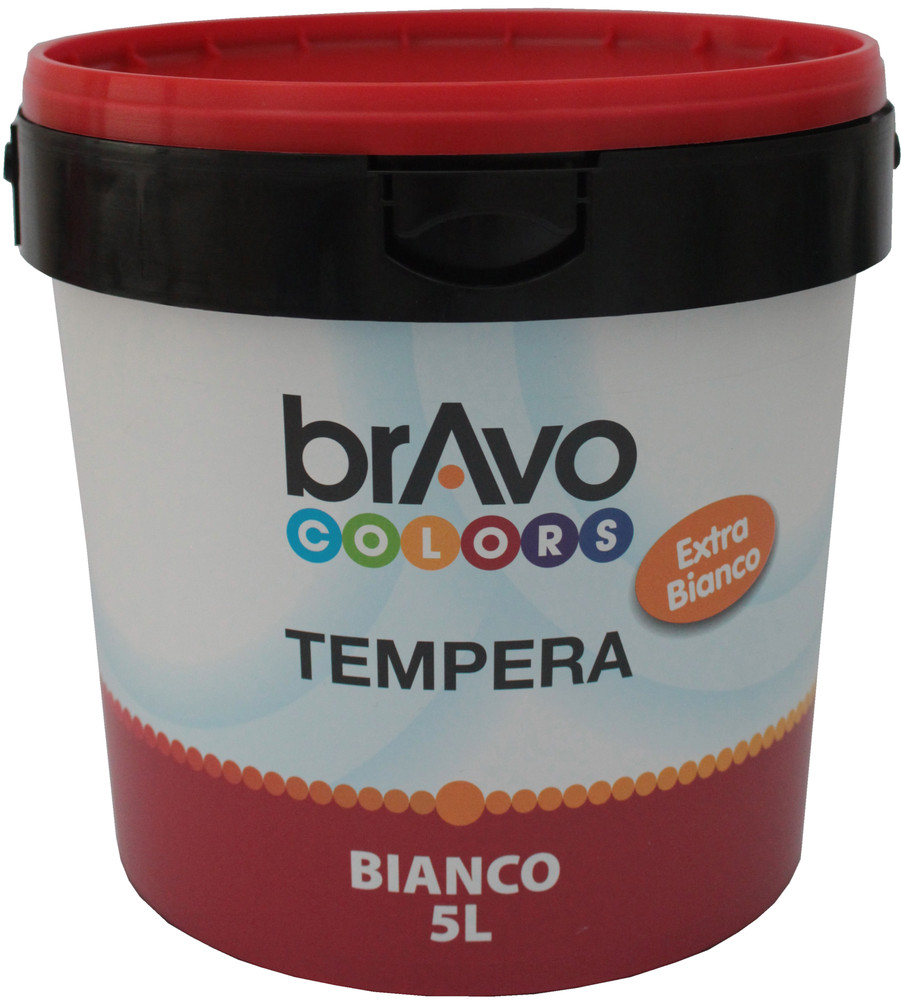 Tempera Bianca 5l Bravo Colors