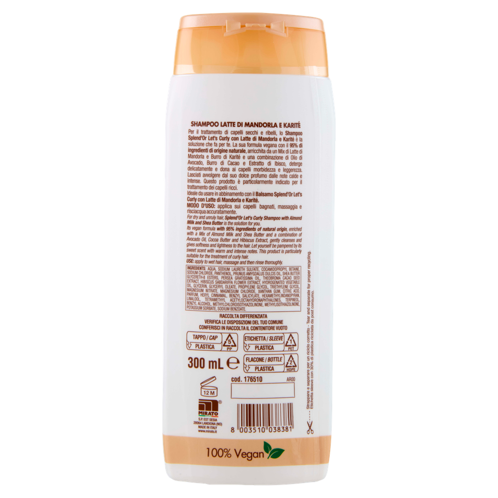 Shampo Mandorla E Karite' Splend'or - Foto 3