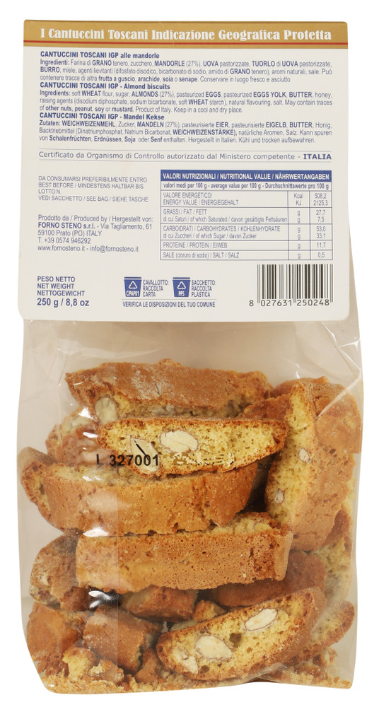 Cantuccini Toscani Igp Alle Mandorle - Foto 3