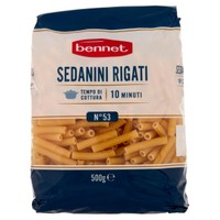 product.preview.arialabel Pasta Di Semola Di Grano Duro Sedanini Rigati N53 Bennet