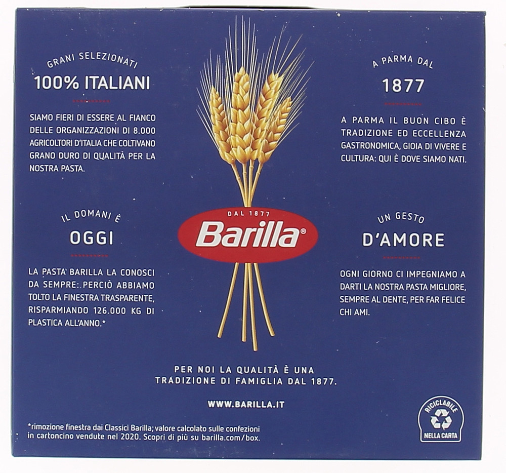 Pasta Penne Rigate N.71 Barilla - Foto 3