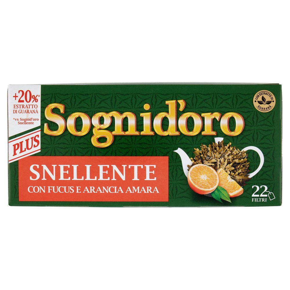 Tisana Snellente Plus Alga Fucus E Arancia Amara 22x1,8g Sogni D'oro - Foto 1
