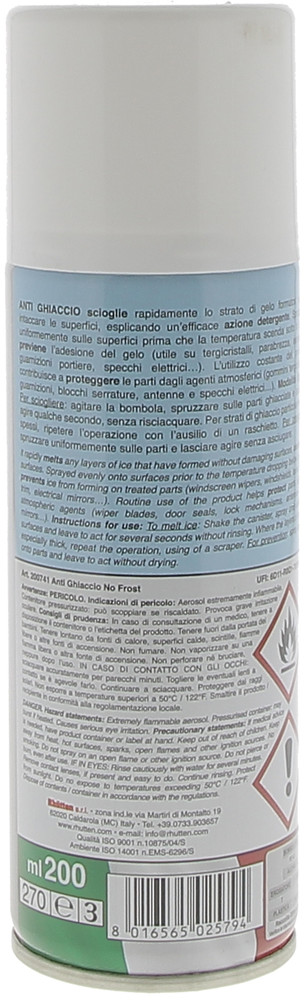 Antighiaccio No-Frost Per Auto Spray 200ml - Foto 2