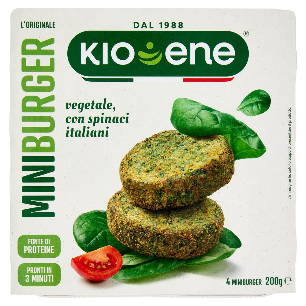 Mini Burger Vegetali Agli Spinaci Kioene - Foto 1