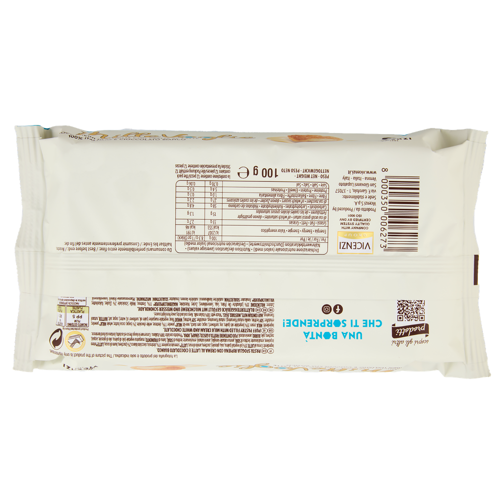 Bocconcini Di Sfoglia Millevoglie Crema Latte 12x8,3g Matilde Vicenzi - Foto 3