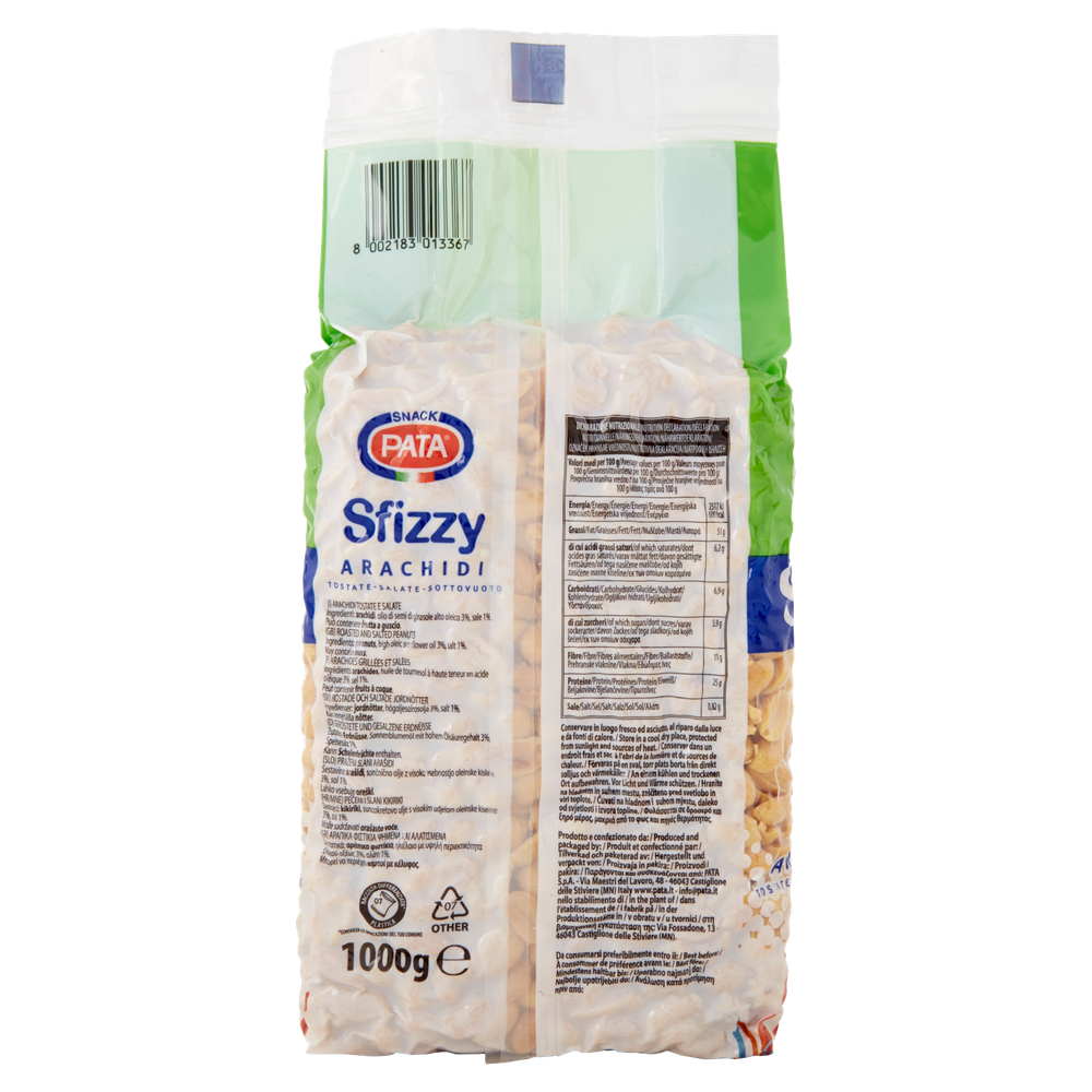 Arachidi Tostate E Salate Sfizzy Sottovuoto Pata - Foto 3
