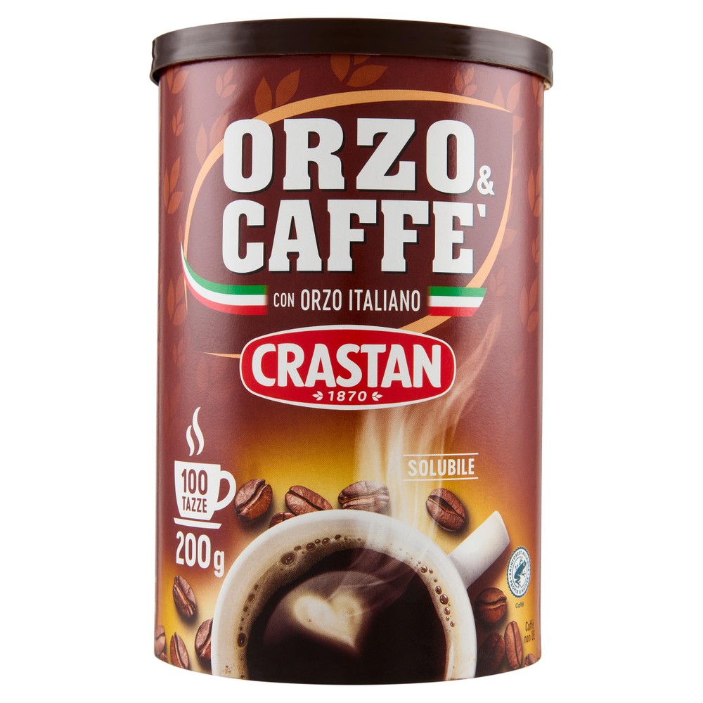 Bevanda Solubile Orzo & Caffè Cremosa Crastan - Foto 1