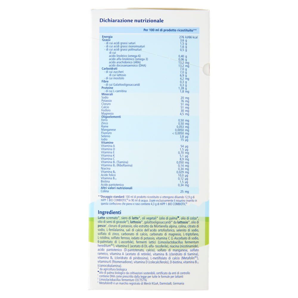 Latte In Polvere 1 Per Lattanti Combiotic Hipp - Foto 2