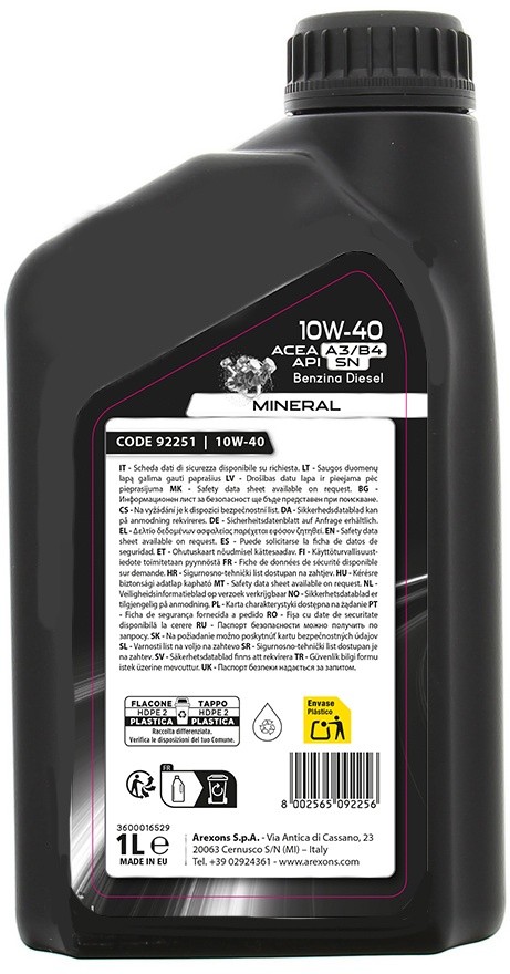 Olio Per Auto Arexons 10w40 1l - Foto 2