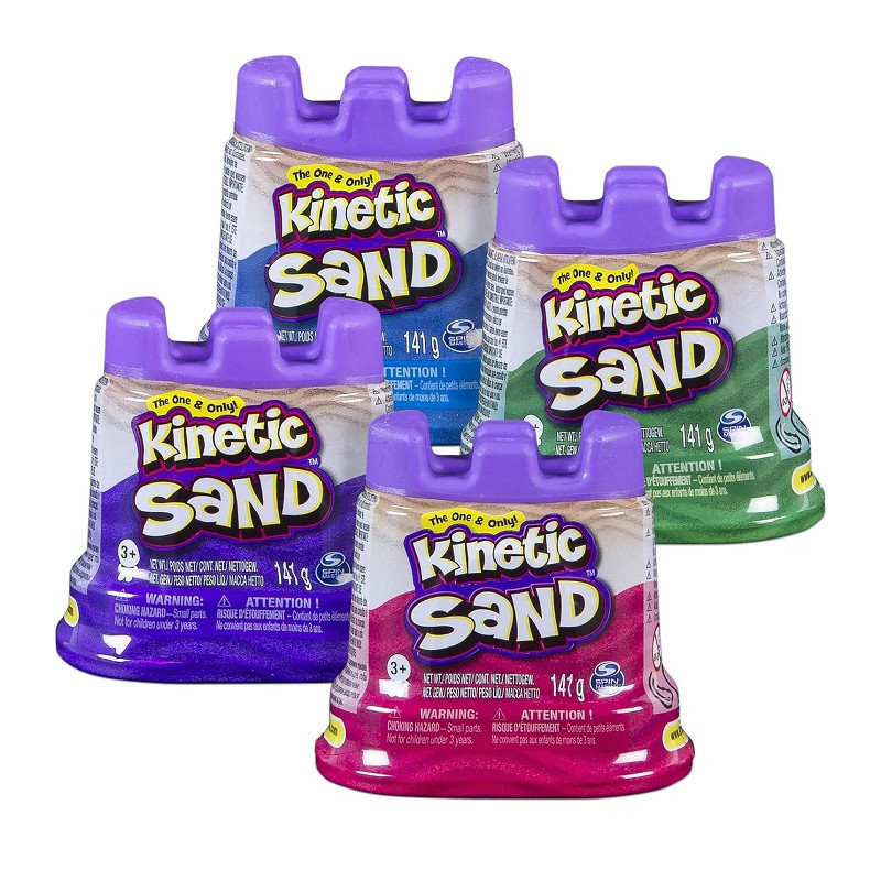 Kinetic Sand Mini Castello Spin Master Con Sabbia Modellabile Colori V - Foto 2