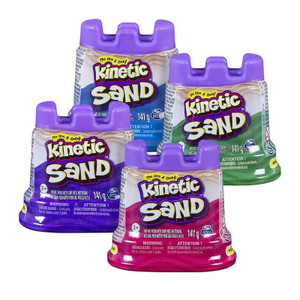 Kinetic Sand Mini Castello Spin Master Con Sabbia Modellabile Colori V - Foto 2